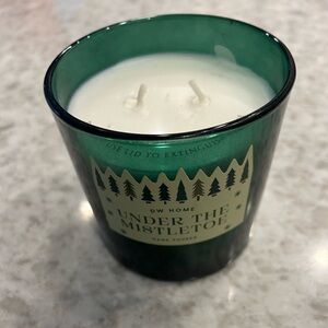 “New” DW Home Under the Mistletoe Green Candle 12.9 oz